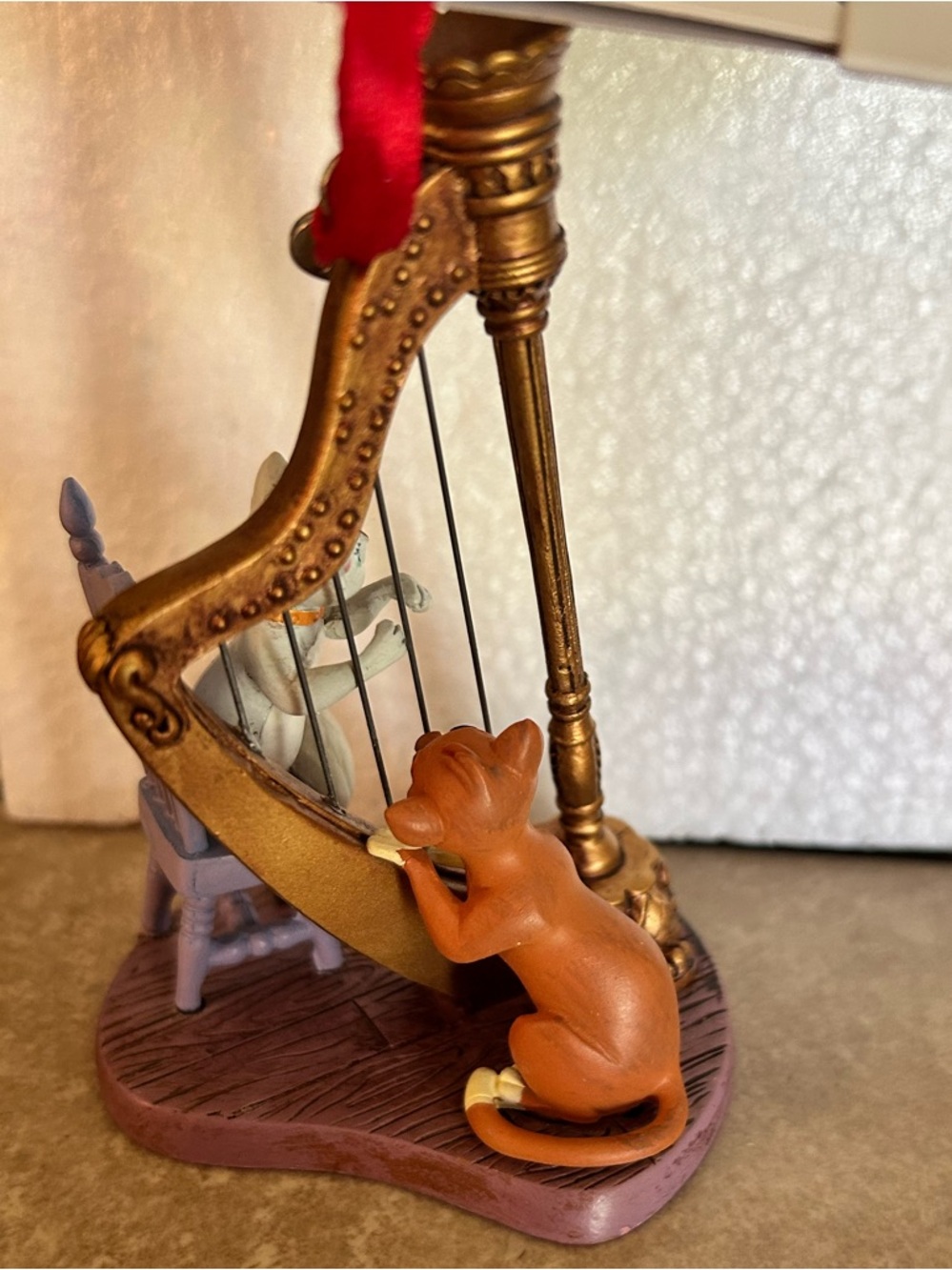 Disney Sketchbook Ornament Aristocats Duchess Playing Harp 2017 NEW - Picture 3 of 4